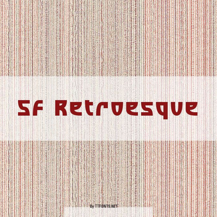 SF Retroesque example